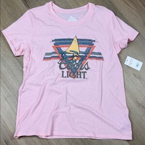 Coors Light Vintage Women’s Lucky Brand Graphic T-Shirt. NWT. Size Medium